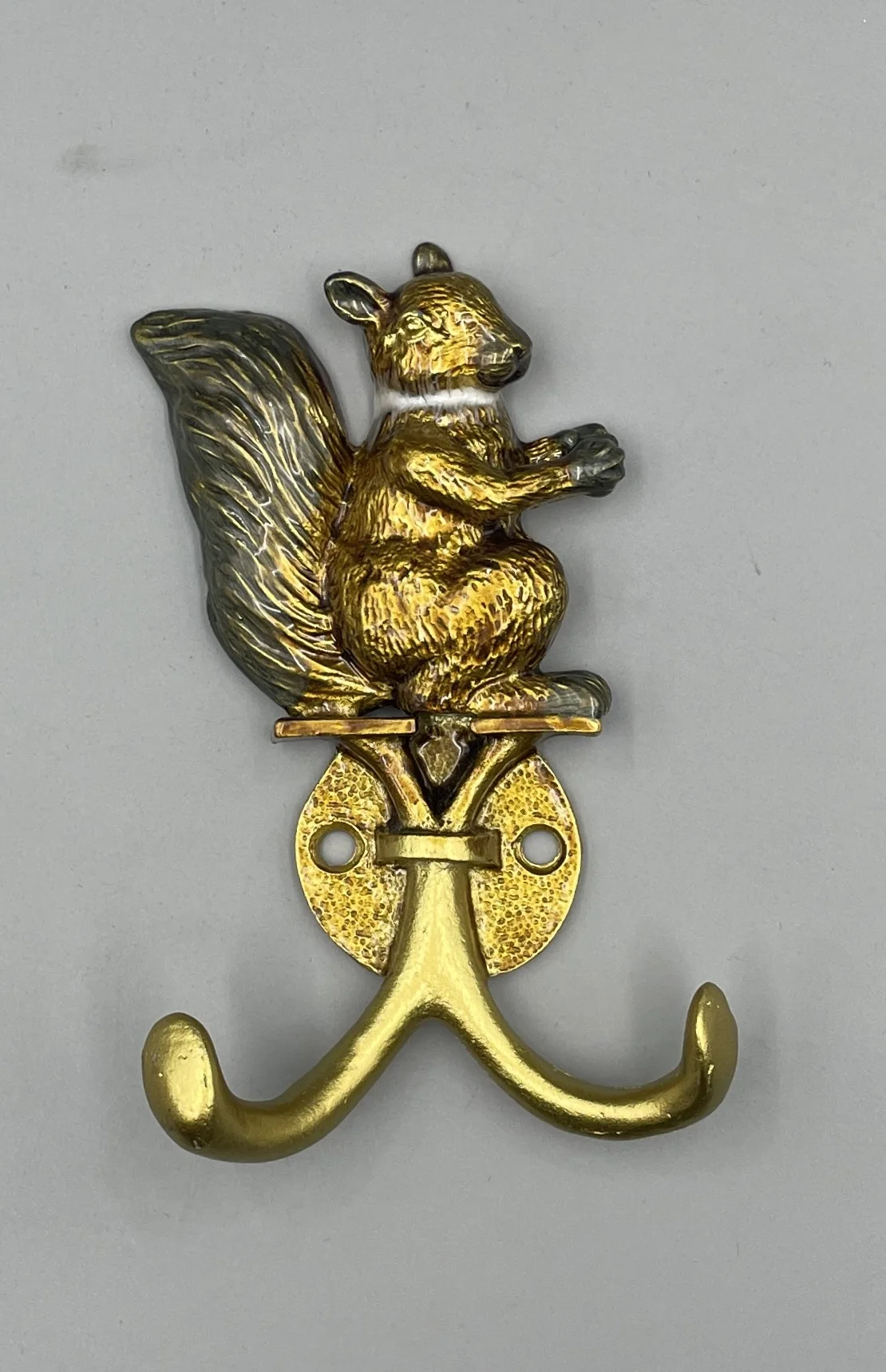 Originality Hook Cute Squirrel Metal Luxury Hook Clothes Hanging Hooks for Home Decoration Key Hanger  Wall Key Holder 5