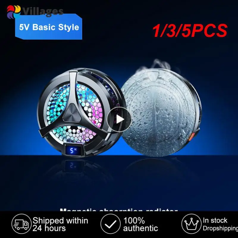 

1/3/5 шт., полупроводниковый магнитный вентилятор