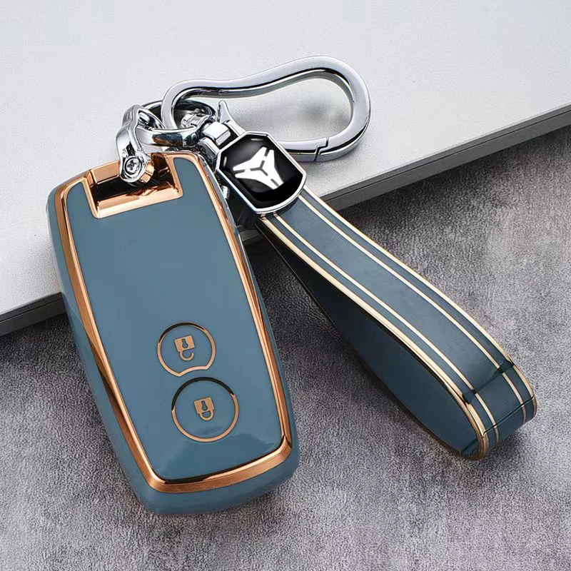HIBEYO Chiave a scatto per chiave auto, adatta per Opel TPU, custodia protettiva per Opel Corsa Astra Insignia Zafira Antara Mokka Tigra Adam, custodia per chiavi a distanza, accessori argentati