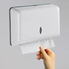Hand Paper Towel Dispenser Wall Mounted Multifold Tissue Dispenser Single Fold Hand Towel Dispenser for Hotel Bathroom Kitchen 5