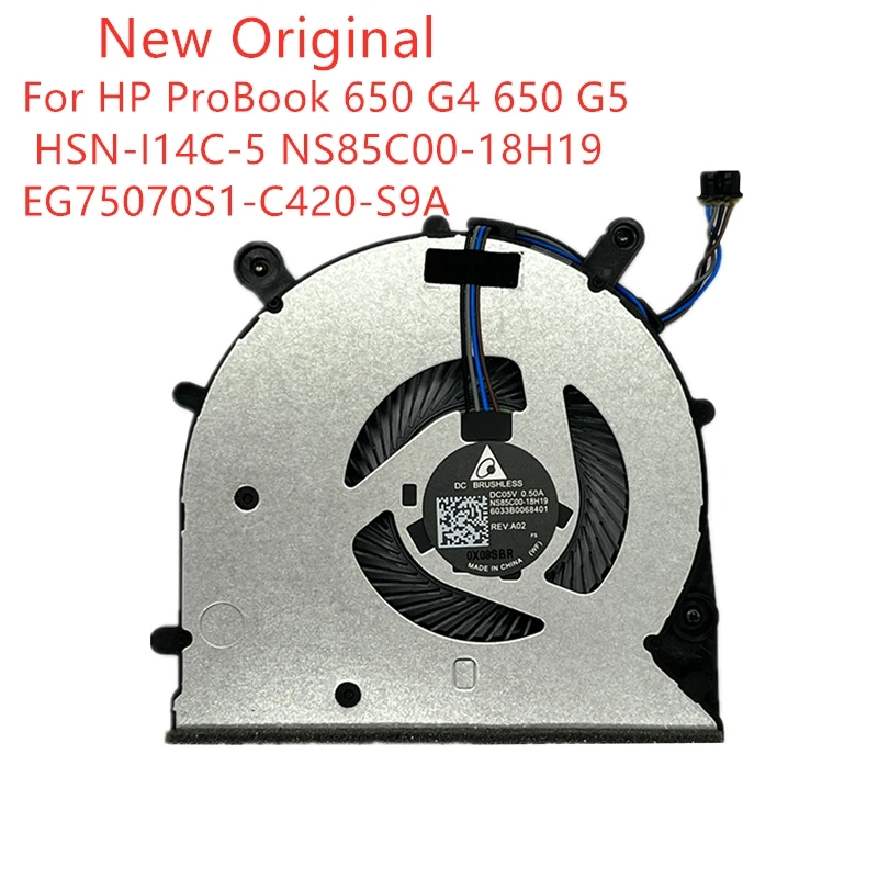 NewOriginalLaptopCPUCoolingFanForHPProBook650G4650G5Fan