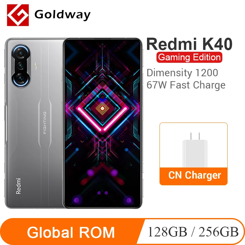 Смартфон Xiaomi Redmi K40 с глобальной прошивкой 128 Гб/256 ГБ 1200 дюйма Восьмиядерный