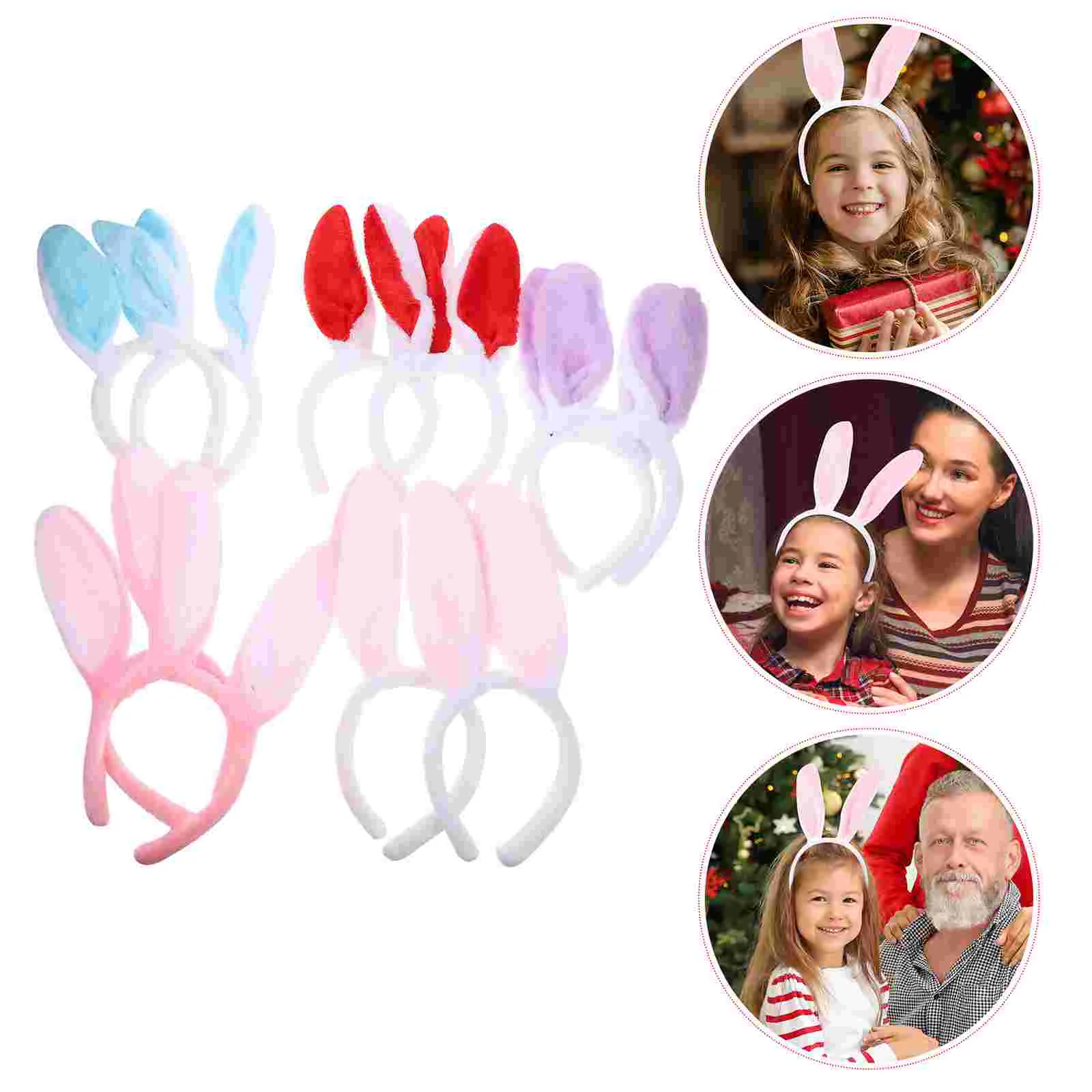 

Rabbit Ear Headband Bunny Ears Headband Ear Headband for Party Masquerade Theme Party ( 10 )