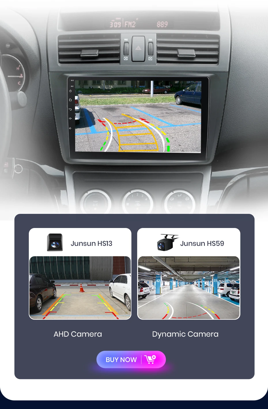 Junsun V1 AI Voice Wireless CarPlay Android Auto Radio für Mazda 6 GH 2007 - 2012 4G Auto-Multimedia-GPS 2din Autoradio – Detail 15