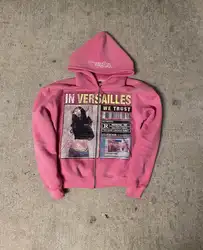 Vintage - Inspired Graphic Hoodie Unisex Casual Streetwear - S (ZZ - 1)