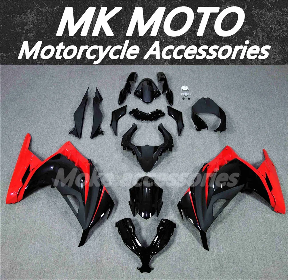 

Motorcycle Fairings Kit Fit For Ninja300 Ex300 2013 2014 2015 2016 2017 2018 Bodywork Set High Quality Red Black