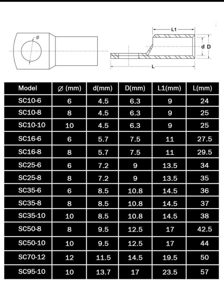 Strumento D Crmpatura Del Cavo Della Battera Per Termnal Ad Anello - Foto 10
