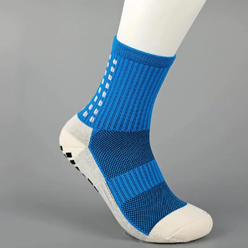 New Sports Anti-skid Soccer Socks Calcetines Men's Cotton Soccer Socks