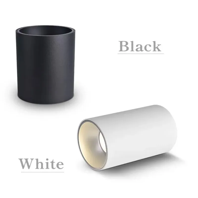 Modern IP65 Professional Waterproof Tube Light LED Bathroom/Kitchen/Outdoor 5W/10W/15W/20W/25W/30W Black And White Surface Mount