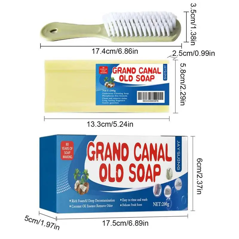 Laundry Soap Bar Hand Protection Stain Remove Bleach Clothing Cleaning For Clothes Underwear Panties Tights