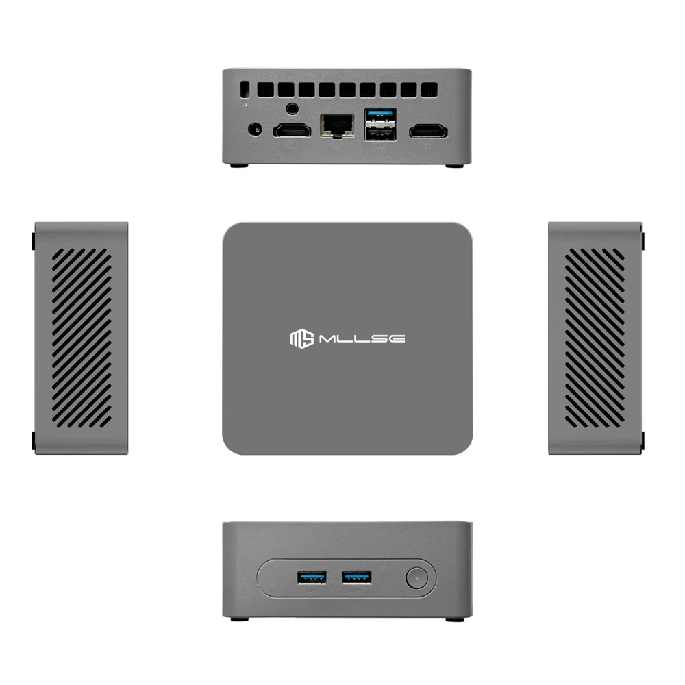 Mini Pc MLLSE G3 Mini PC Gemini-Lake N100 Windows 11 Pro Intel 12th DDR4 8GB RAM 256GB ROM WiFi 5 BT4.2 Desktop Computer Work Mini Pc
