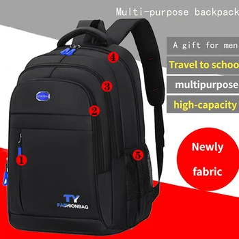 Unisex Nylon Business Travel Backpack 1