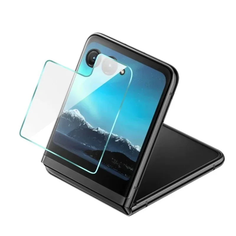 Pisheng Pellicola protettiva per obiettivo fotocamera compatibile con Motorola Razr 40 Ultra, protezione per fotocamera in vetro temperato HD per Motorola Razr 40 Ultra (4 set