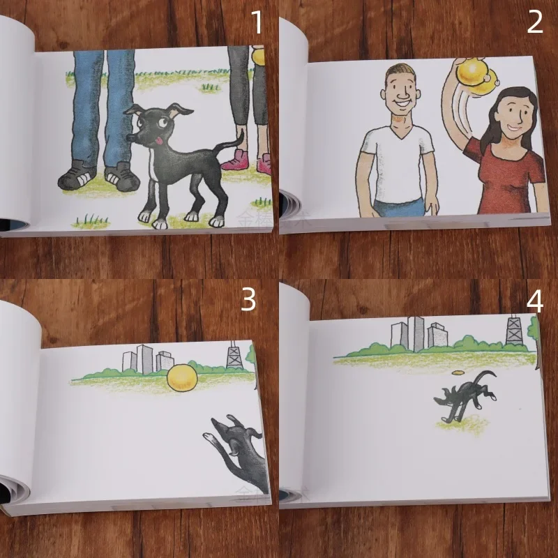 손으로 뒤집힌 책 보관 상자 제안 선물 예술 고백을위한 마법의 창조적 인 책 로맨틱 손으로 뒤집힌 책 Fvalentine's Day