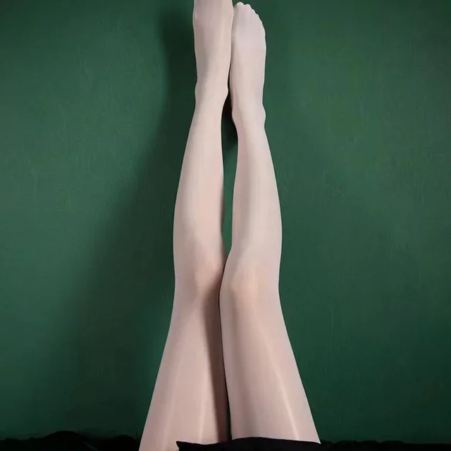 Riismen Donna Scintillanti Collant Ad Olio Con Giarrettiera - Foto 3