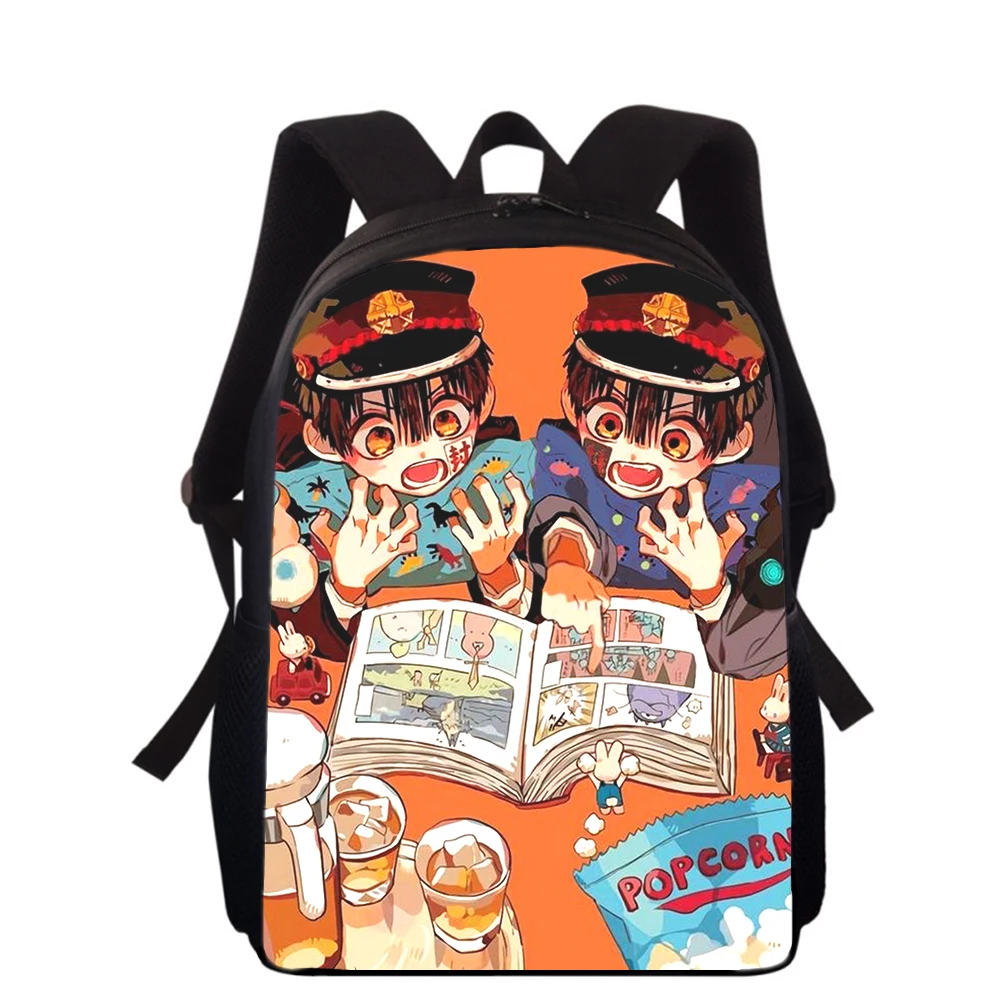 Toilet-bound Hanako-kun 15” 3D Print Kids Backpack Primary School Bags for Boys Girls Back Pack Students School Book Bags