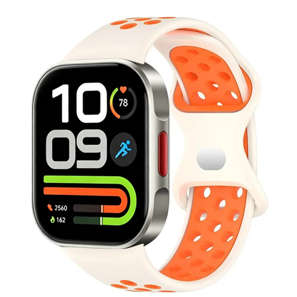 Two-Tone Breathable Silicone Strap - Replaceable Band