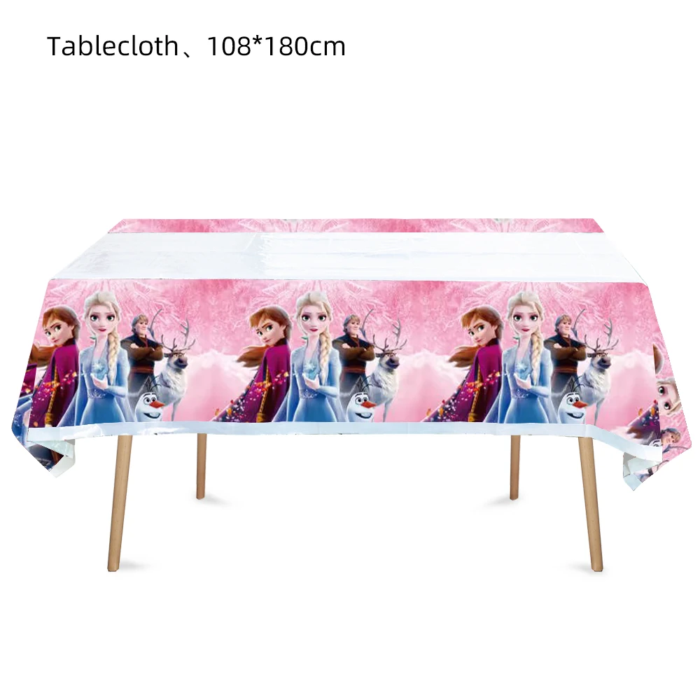 Party Supplies Disney Frozen Disposable Tablecloth for Birthday Party