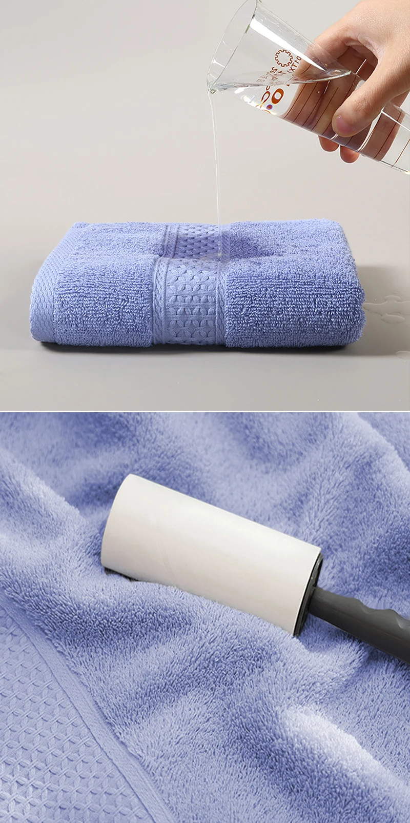 Description Picture 4 of itemPure cotton thickened household couple towel Not falling off soft absorbent adult large bath towel Daily face wash handkerchief