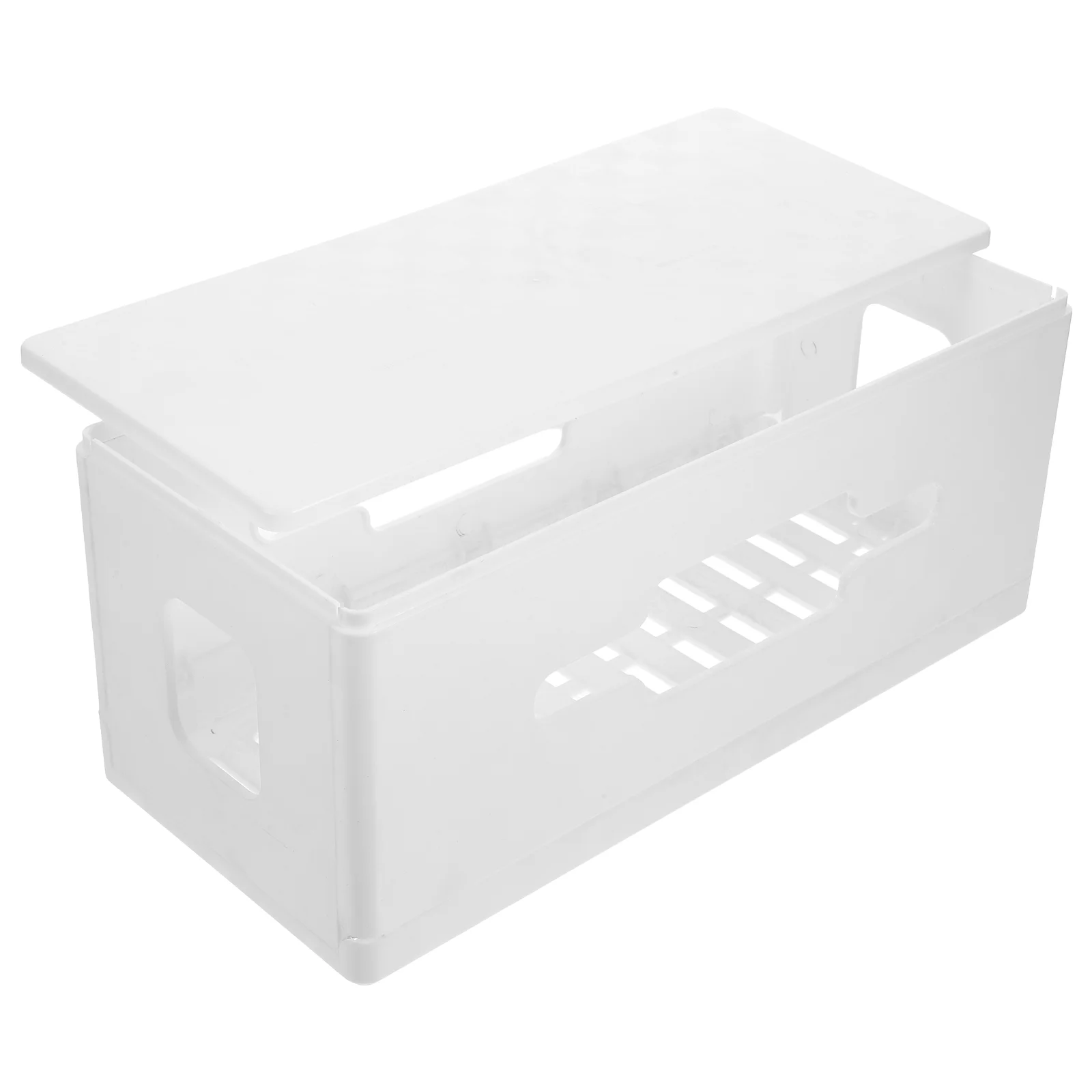 

Power Junction Box Office Decor Cord Management Storage Home Décor Phone Organizer Cable Abs Cover