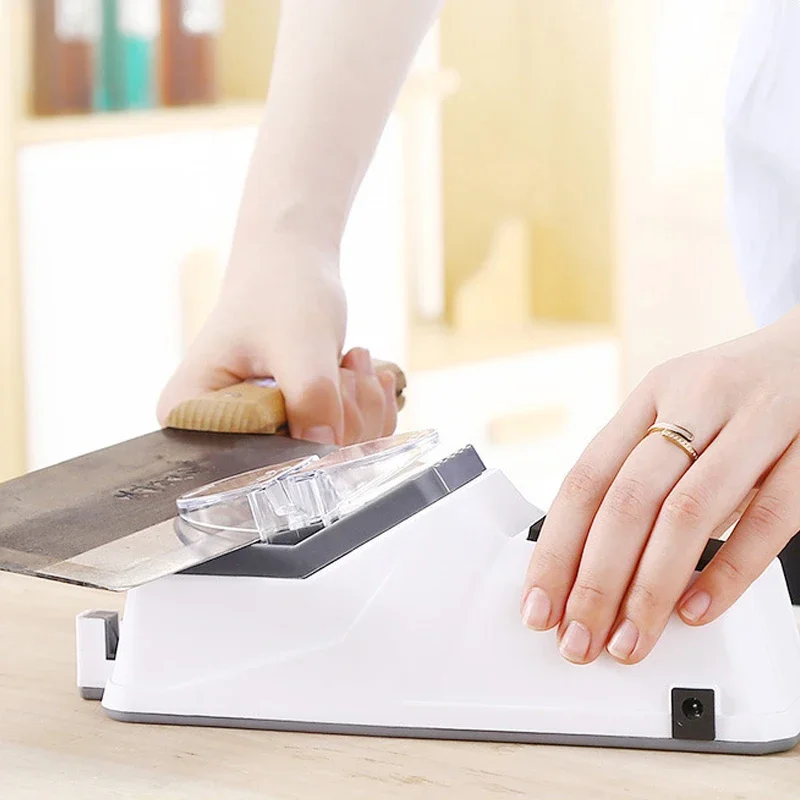 Electric Sharpener Kitchen Knife Sharpening Kitchen Sharpening Stone Grinder Home Sharpener Portable Sharpener for Kitchen Knife