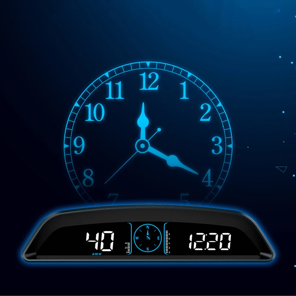 운전 안전 GPS 속도계 5.5 인치 LCD HUD 디스플레이 운전 인식 자동 밝기 조정 피로 알림