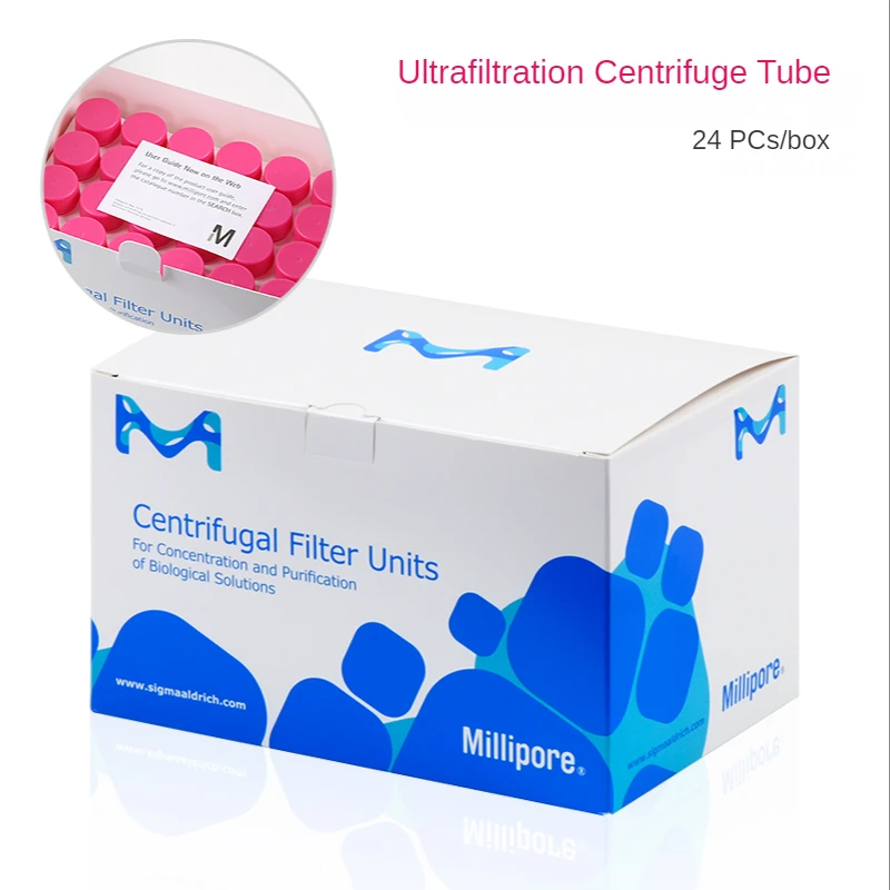 MerckMillipore-Ultrafiltration Tube Centrifuge Tubes pH:1-9 For Protein Concentration Nucleic Acid Concentration Buffer Exchange plastic test tubes centrifuge tube
