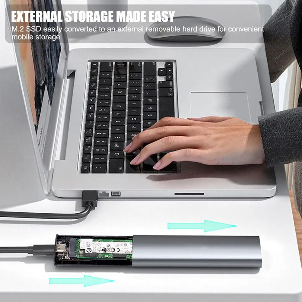 NVME PCIE NGFF SATA ϵ ̺ Ŭ M.2 SSD ̽, M.2 to USB CŸ 3.1, 10gbps SSD , NVME/NGFF  