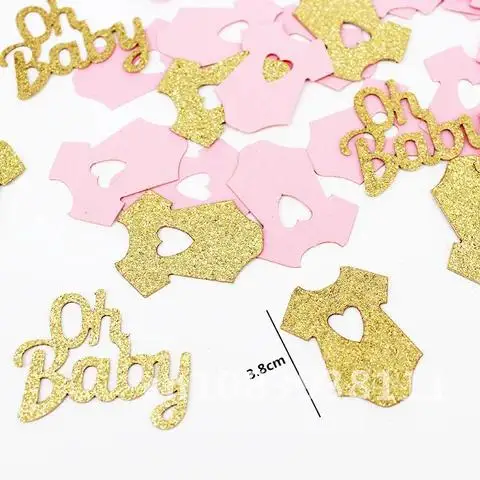 

150Pcs Pink Blue Baby Shower Table Confetti Gender Reveal Party Decoration BabyShower Decorations Boy Girl Birthday Party Decor