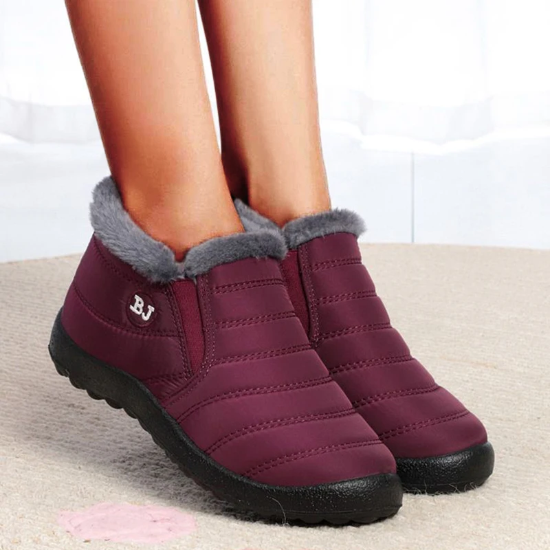 Snow Women Boots Soft Shoes Chunky Plus Size Boots Ladies Fur Ankle Boots New Couple Shoes Platform Women’s Winter Botas Mujer Best Sellers In Shoes