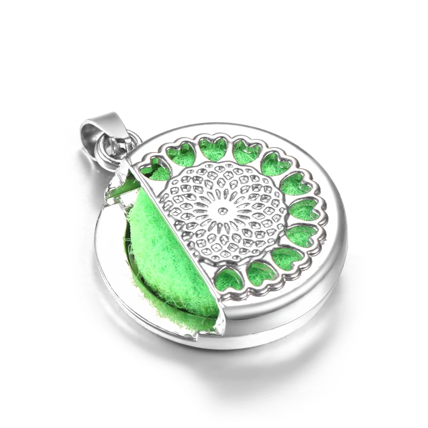2 pezzi collana per aromaterapia pendenti diffusore di oli