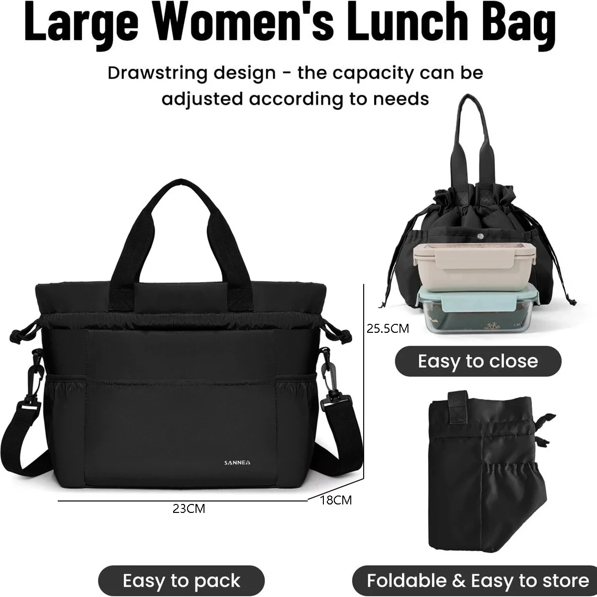 الرباط العزل حقيبة الغداء المحمولة سميكة الألومنيو...