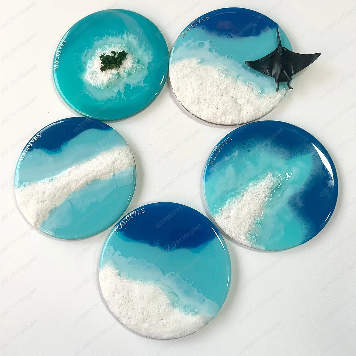 몰디브 수제 냉장고 자석 ? 테일 비치 아일랜드 창의적인 여행/결혼식 기념품 선물, 맞춤형 자석 기념품