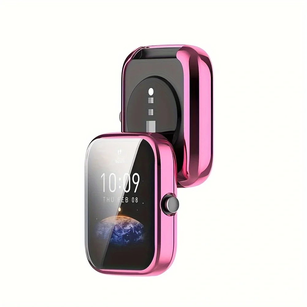 TPU Protective Cover and Screen Protector Case for Smart Watch - Durable Protection Shell