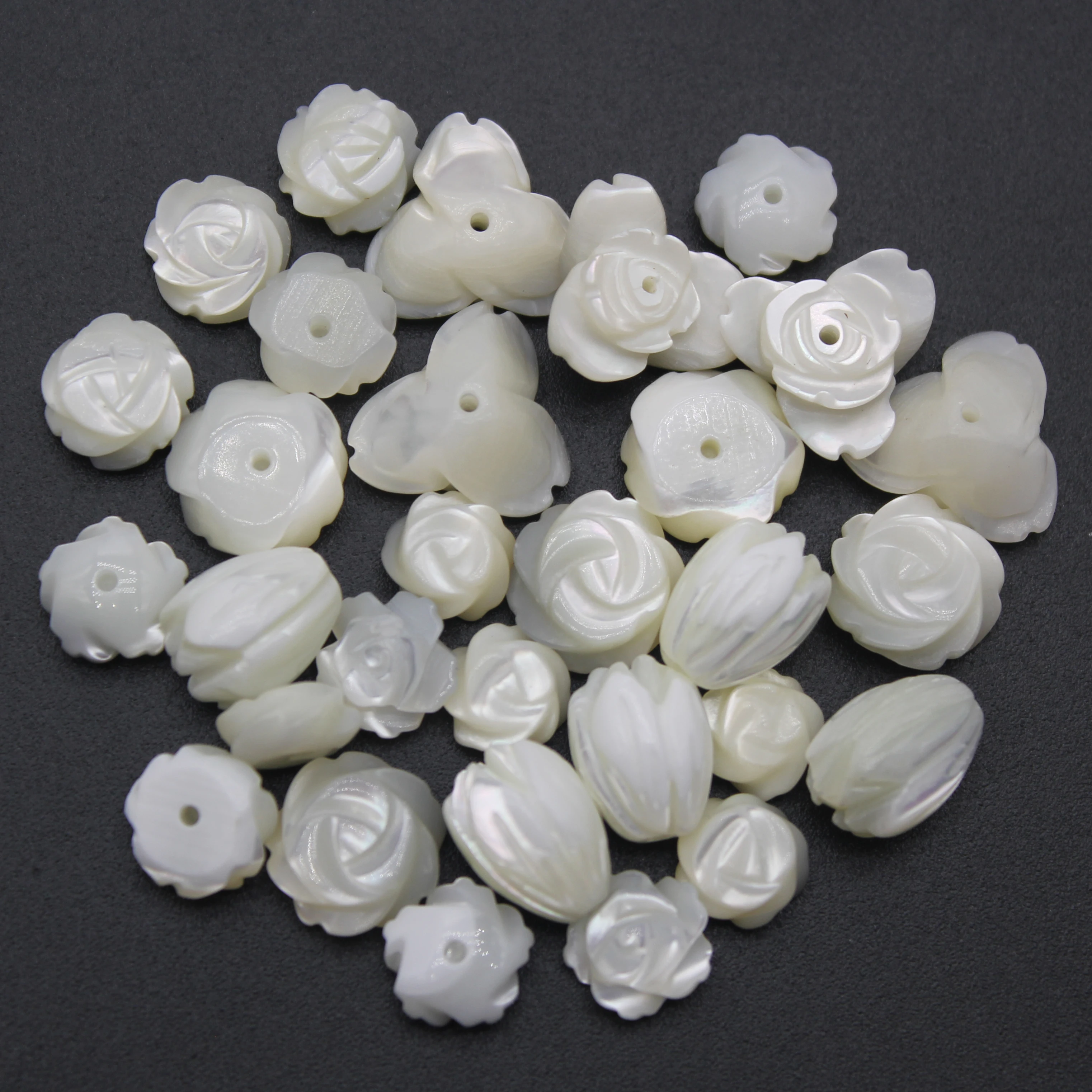 

Natural Seawater White-butterfly Shell Spacer Beads Used For Jewelry Pendant Making DIY Necklace Earring Bracelet Accessories