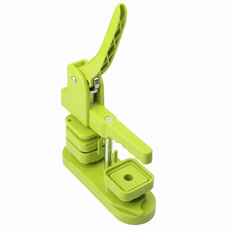 Badge maker button maker machine 50mm square manual press for DIY magnet refrigerator / button pins art craft