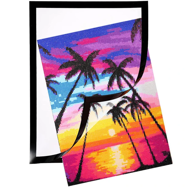 DIY Diamond Painting Frame 8K A3 A4 Colorful Magnetic Picture