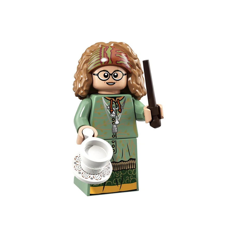 Lego Minifigures Harry Potter-trelawney Teacher Soft Plastic Blocks - AliExpress