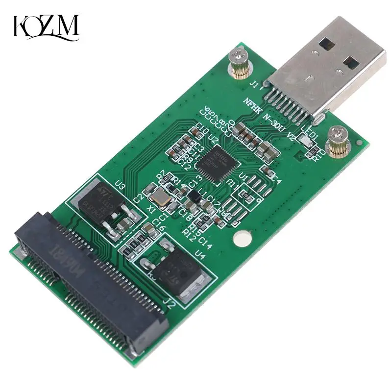 

1Pc Mini USB 3.0 to PCIE mSATA External SSD PCBA Conveter Adapter Card