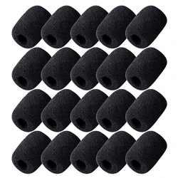 Professional Microphone Pop Filter Foam Cover for Broadcast Lapel Microphones (20Pcs Set)