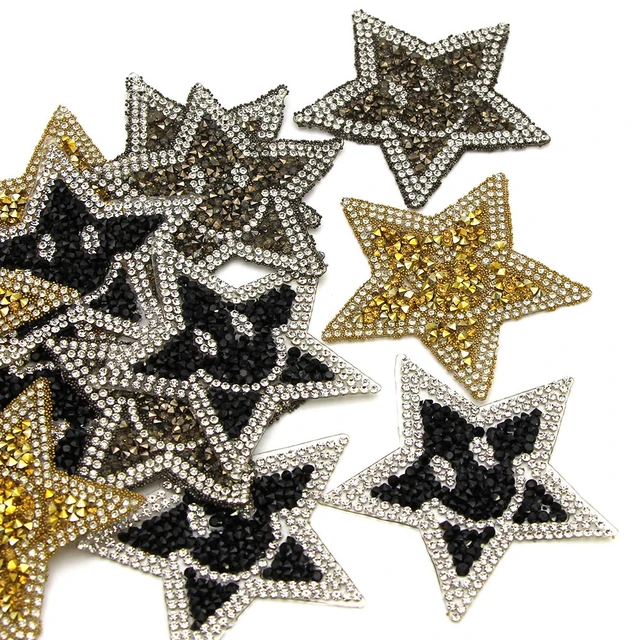 Pearl Rhinestone Star Patches Stickers Applique 3D Handmade Beaded Diy For  T-shirt Appliques Clothes Sticker Rhinestone Transfer - Buy Pearl Rhinestone  Star Patches Stickers Applique 3D Handmade Beaded Diy For T-shirt Appliques