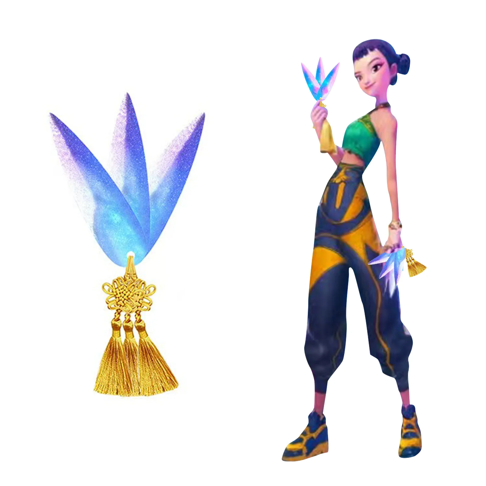 Demon Hunters Kpop Zoey Cosplay Dart Weapons for Girl Group Idol