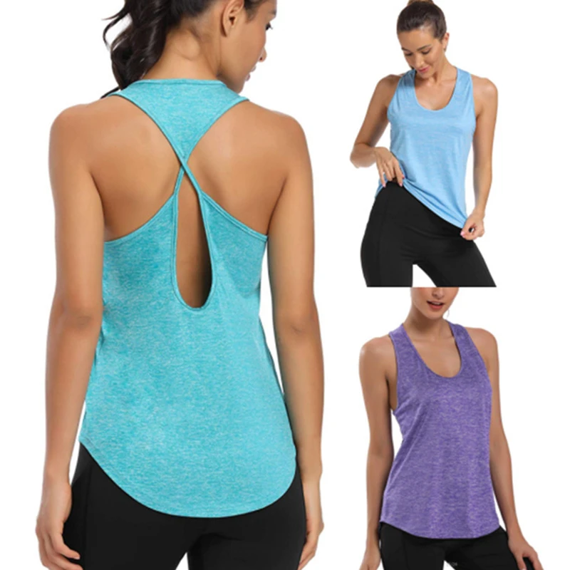 Camiseta de tirantes de yoga mujer sin costuras - Lotus