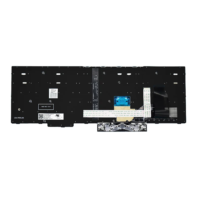 Teclado de Retroiluminação Russo dos Eua para Lenovo Thinkpad E580 E585 T590 E590 E595 L580 L590 P52 P53 P72 P73 01yp560 01yp640 Notebook - Imagem 5