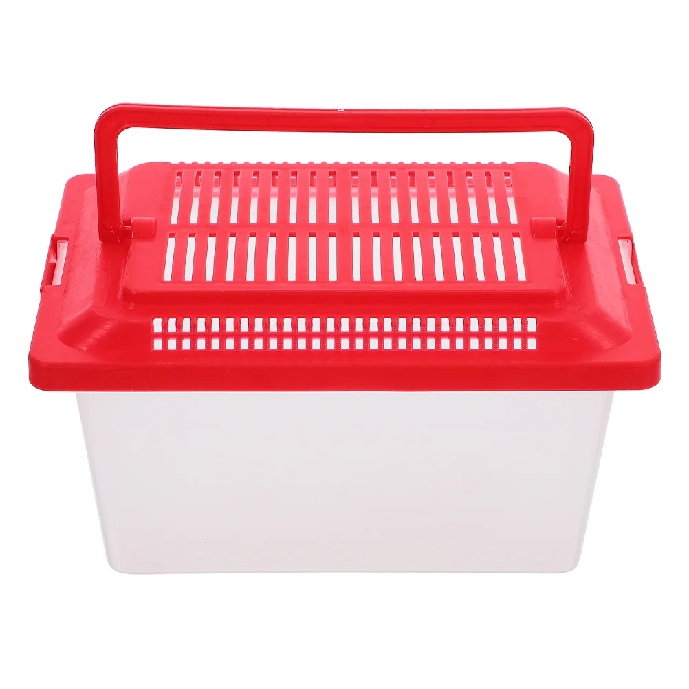 Portable Fish Tank Containers Aquatic Travel Turtle Aquarium Kit Suite Hermit Crab Transport Pp Goldfish Baby