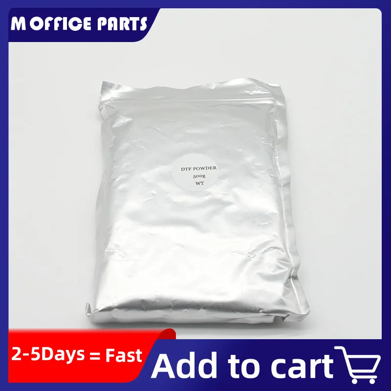 500g DTF Powder For Direct Transfer PET Film T-Shirt Printing Machine For DTF Printer Clothes Ink Printing And Transfer