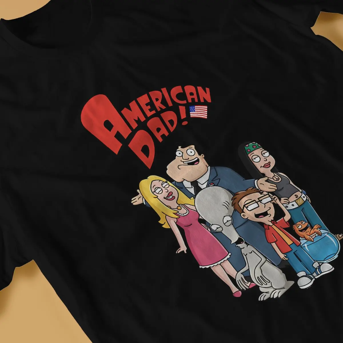 Together Hip Hop TShirt A-American Dad Cartoon Leisure T Shirt