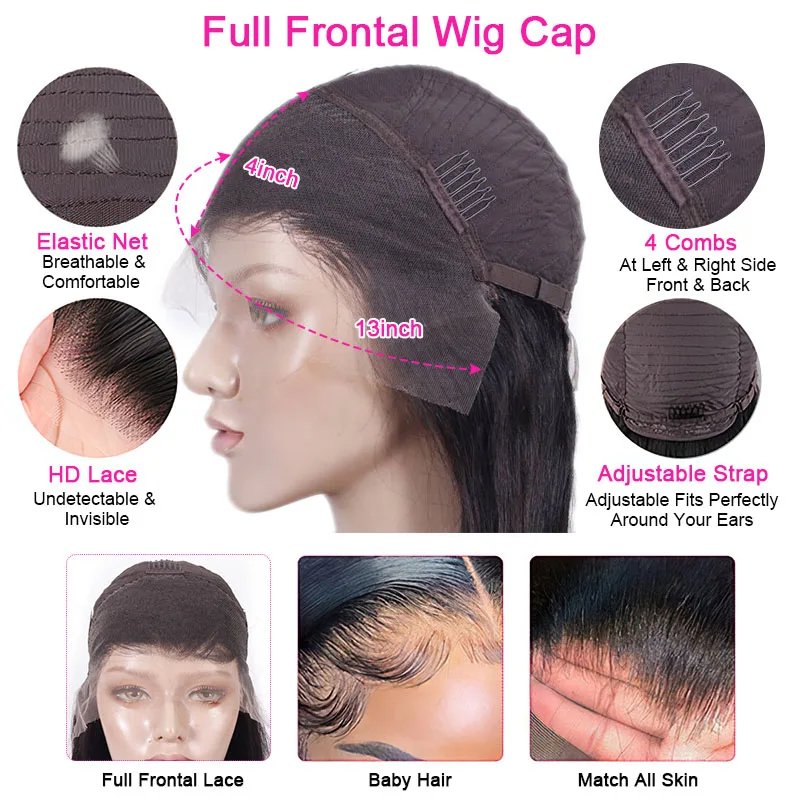 Recool Ready To Go Straight Lace Wig 6&times;5 13&times;4 13&times;6 Lace Front Human Hair Wig Preplucked 200 250 Density HD Frontal