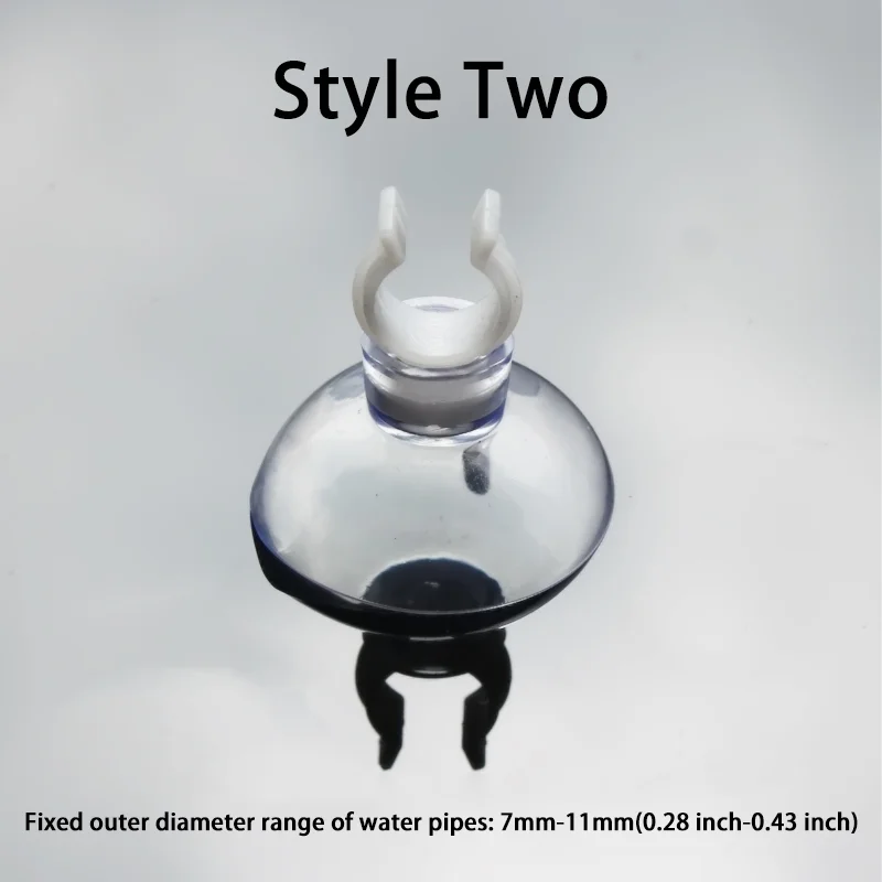 2Pcs Fish Tank Suction Cup Fixed Clamp Hose Water Pipe Oxygen Pipe Fixed Suction Cup Buckle Wire Suction Cup 3
