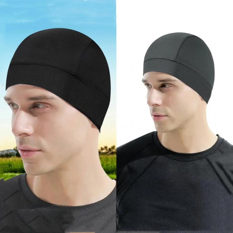 Thin Breathable Mesh Skull Beanie Cap